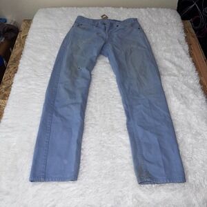 Vintage ton 42 Levi 80s 505 Jeans Light Wash Distressed Mens Size 32x32 Straight
